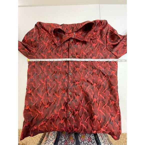 Yimanie NWT small men’s button down long sleeve shirt - Picture 3 of 10